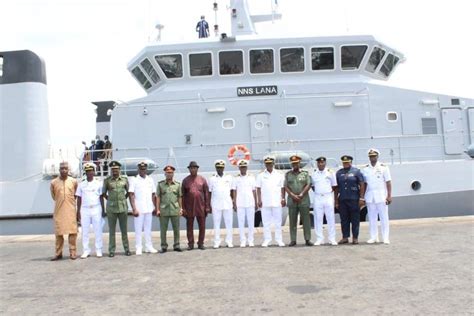 New Nigerian Navy Ship Stops Over In Ghana Greeted By Ghanaian