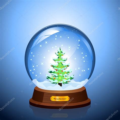 Christmas Snow Globe — Stock Vector © Jelome 4956419