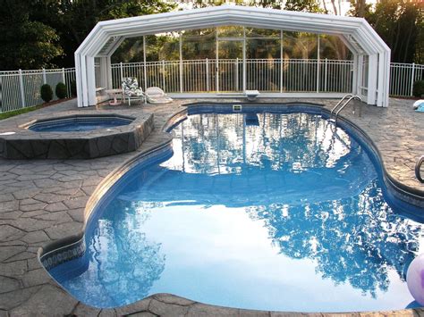 This New Jersey Retractable Pool Enclosure Manufactured And Designed By
