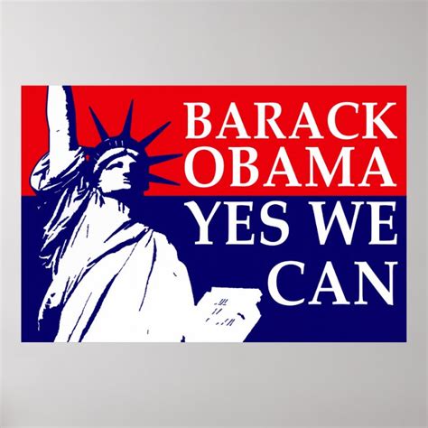 Barack Obama Yes We Can Poster