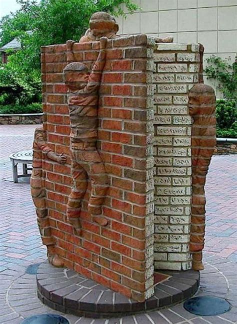 Street Art Created From Sculpted Brick Walls Are A Joy Brick Art