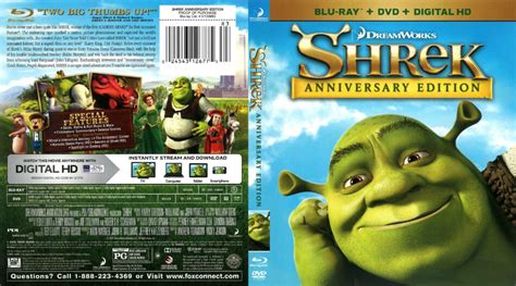 Shrek 2016 R1 Blu Ray Cover Dvdcovercom