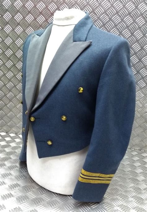 Raf No5 Officers Mess Dress Jacket Squadron Leader Cuff Ranks Royal Air