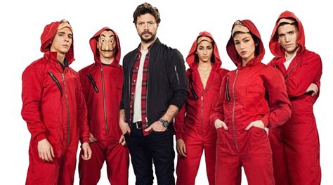 Money Heist Tv Series Png Transparent Png All