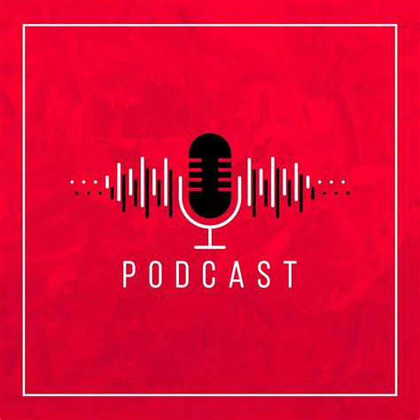 Download Podcast Banner Microphone Instagram Logo Royalty Free Stock