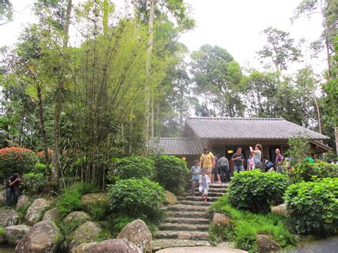 The tea house lies at the heart of the village. Foot and Fire: Botanical Garden and Japanese Tea House at ...
