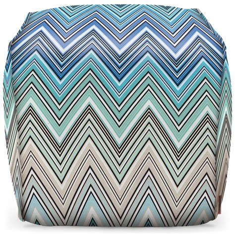Missoni Home Soft Outdoor Cube Pouf Kew 170 The Cushion Shop