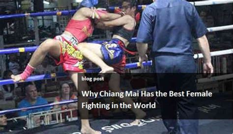 Why Chiang Mai Has The Best Female Muay Thai Fighting In