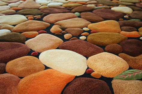 Hand Tufted 100 New Zealand Wool Pebble Stone Area Rug Area Rugs