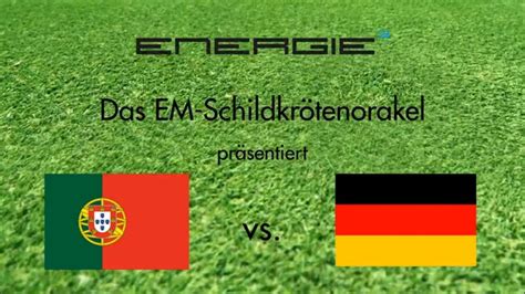 Jetzt kostenlos anmelden und nach deinen wünschen anpassen! Das EM-Schildkrötenorakel 2021: Portugal - Deutschland ...