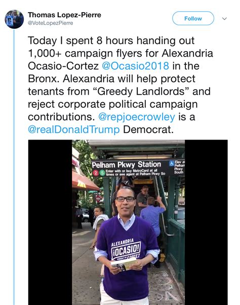 Alexandria Ocasio Cortez Campaign Volunteer Is An Activist Against