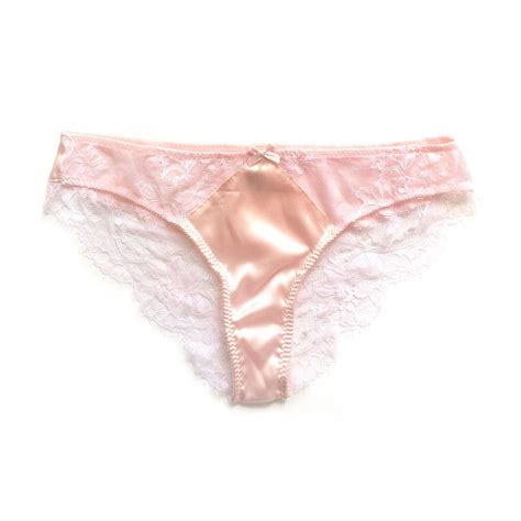 Silk Pink Panties Pink Lace Panties Lace Brief Lace Tanga Pink Lingerie Etsy