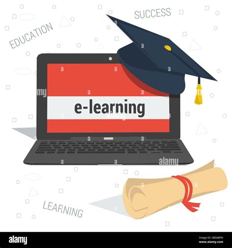 Concept E Learning Education Stock Vector Image And Art Alamy