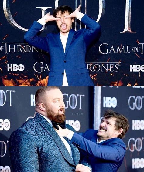 Likewise, he has played oberyn martell aka the red viper, a member of house martell. Pedro Pascal and Thor Bjornsson at the #gotpremierenyc 🤣 ...