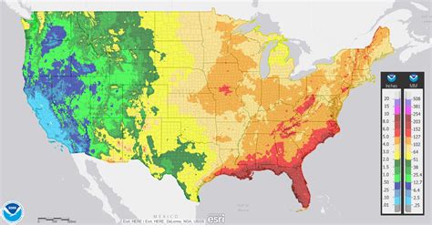 Average July Precipitation In The Contiguous Us Vivid Maps