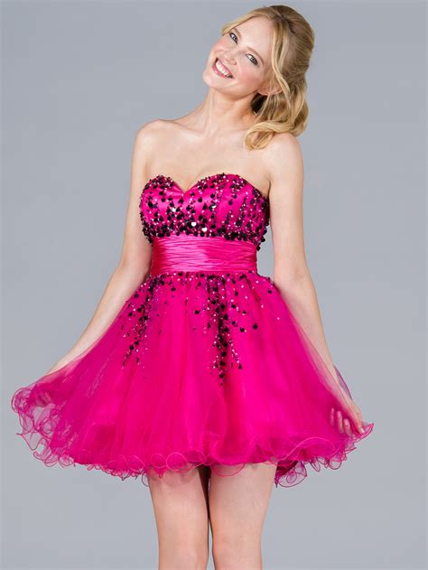 Sequins And Beads Short Prom Dress Sung Boutique L A