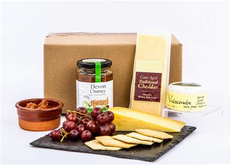 Cheese And Biscuits Hamper From Devon Hampers