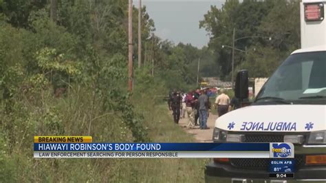 City Worker Finds Body Of Hiawayi Robinson Youtube