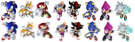 Psp Sonic Rivals 2 Large Renders The Spriters Resource