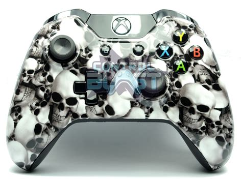 Crazy White Skulls Custom Xbox One Wireless Controller From