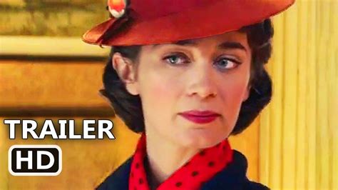 Mary Poppins Returns Official Trailer Emily Blunt Disney Movie Hd Youtube Mary