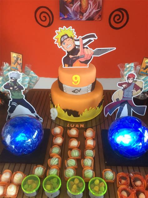 Pin De Elenice Melo Em Festa Infantil Festa Naruto Decoração