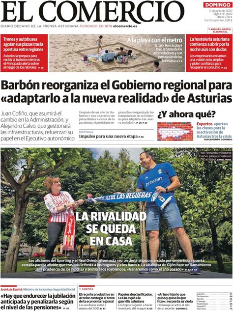 Periódico El Comercio España Periódicos De España Edición De