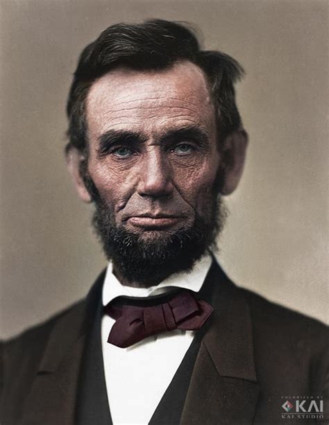 Portrait Of Abraham Lincoln Taken By Alexander Gardner On November 8