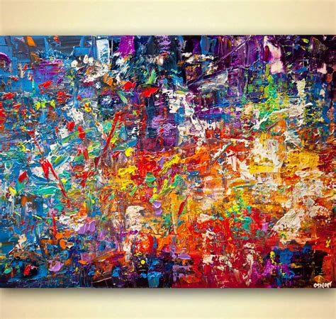 Painting For Sale Modern Colorful Abstract Art 9195