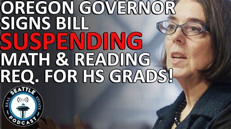 Oregon Governor Signs Bill Suspending Math Reading Proficiency