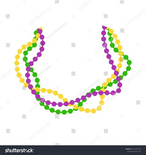 Clipart Beads Mardi Gras Svg Files Stock Vector Royalty Free 1614377014