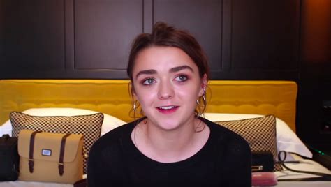 Got Actress Maisie Williams Kicks Off Personal Youtube Channel With Q