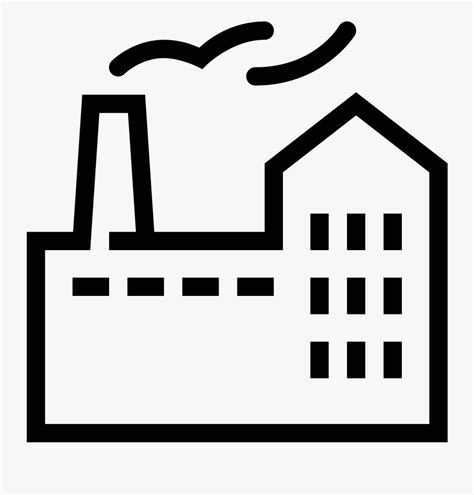 Vector Factory Manufacturer Manufacturing Icon Png Free Transparent