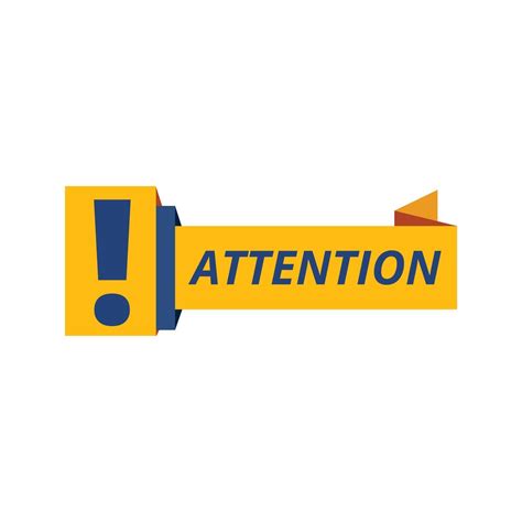 Attention Badges Important Messages Notice Banners Announcement 3066760