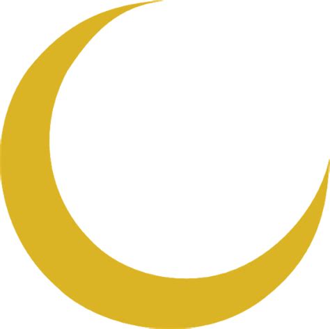 Yellow Crescent Moon Png Clipart Png All Png All