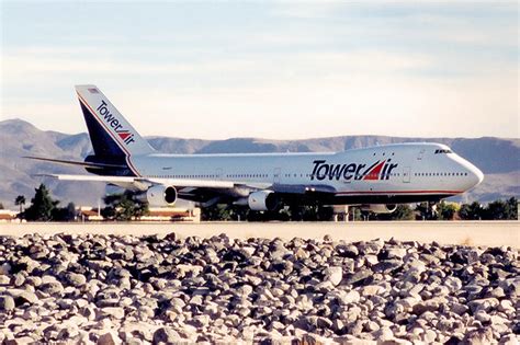 Tower Air Boeing 747 136 N606ff All Kinds Of History Rea Flickr