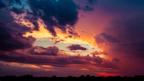 Free Download Hd Wallpaper Sunset Cloud Sky Beauty In Nature