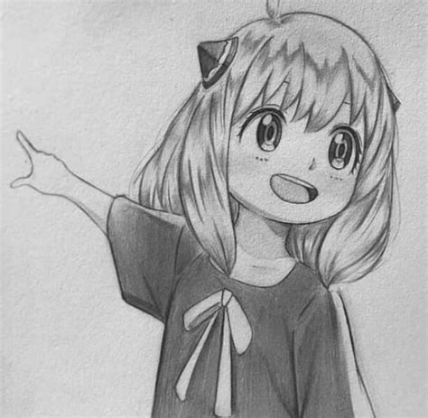 33 Gambar Sketsa Anya Anime Keren And Mudah Ditiru Divedigitalid