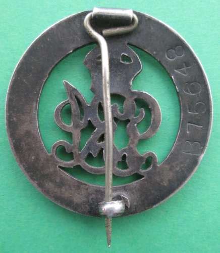 A Wwi Silver Wound Badge