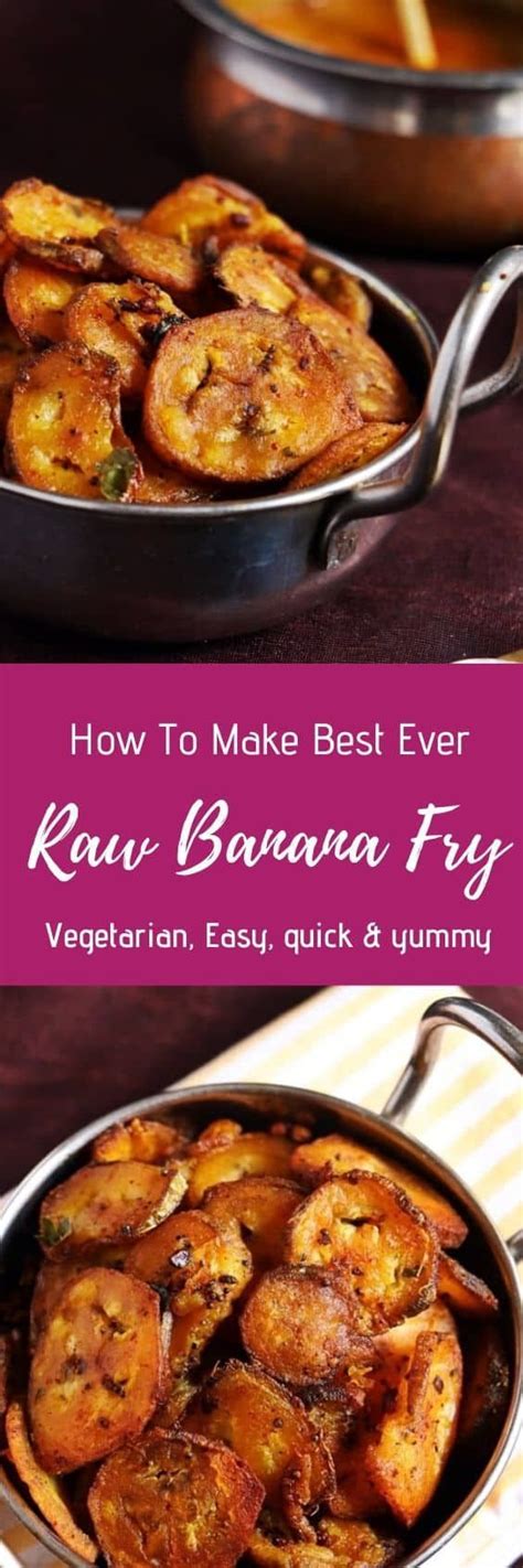 Raw Banana Fry Is A Easy And Simple Side Dish Recipe Made In Tamilnadu