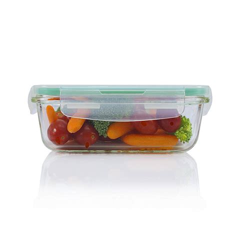 10 Piece Square Glass Food Storage Container Set Cultured Food Life