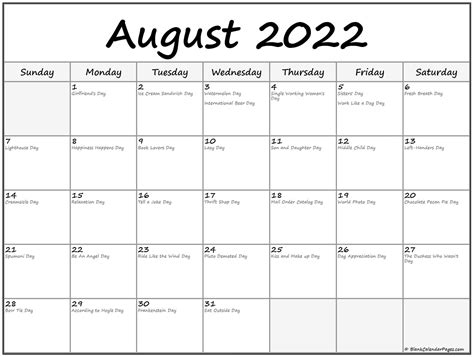 37 Calendar 2022 August Bank Holiday Pics All In Here