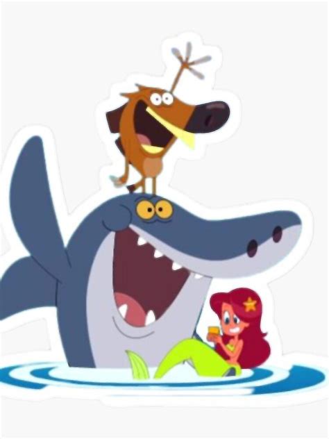 Zig And Sharko Sticker For Sale By Benoliboutiqued Redbubble
