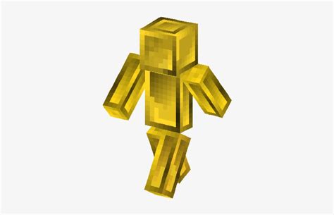 Minecraft Gold Block Skin Free Transparent Png Download Pngkey