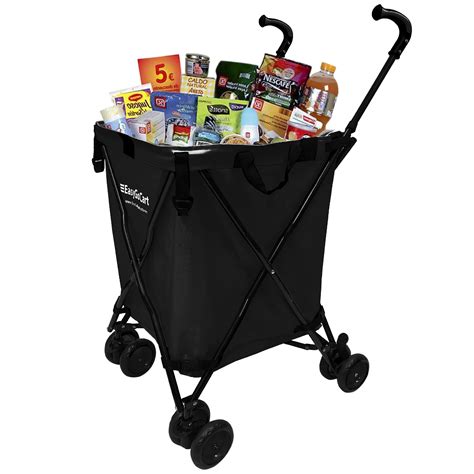 Buy Easygo Rolling Cart Folding Grocery Shopping Cart Laundry Basket