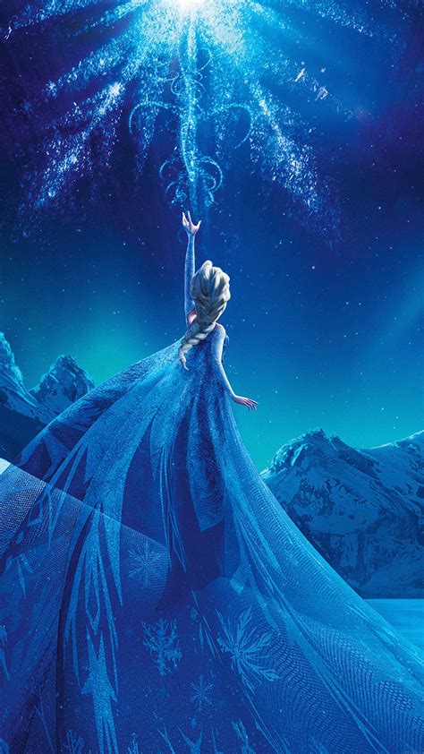 Ac69 Wallpaper Elsa Frozen Queen Disney Illust Snow Art