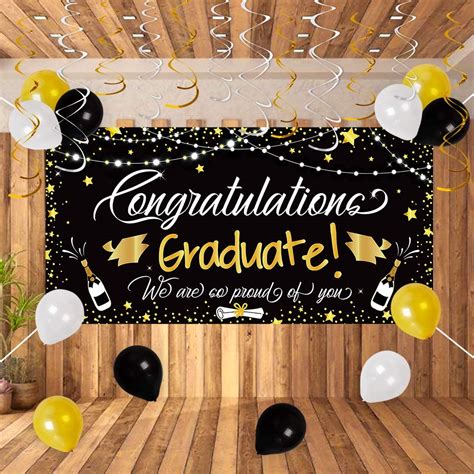 Congrats Graduate Congrats Banner Graduation Banner Graduation Party