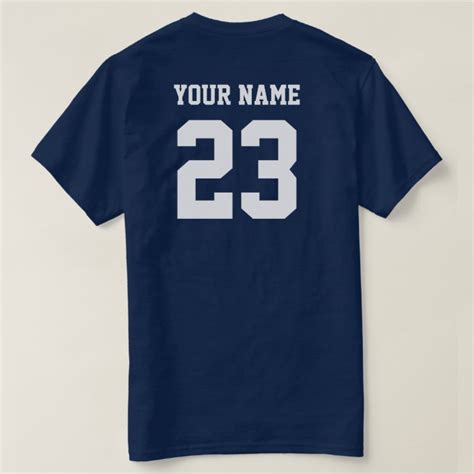 Make Your Own Numbers T Shirt
