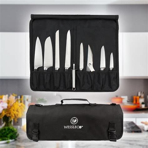 Kitchen Cutter Roll Bag Carry Case Bag Kitchen Cooking Portable Knife