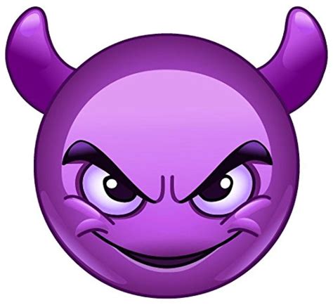 Purple Devil Emoji Wallpaper